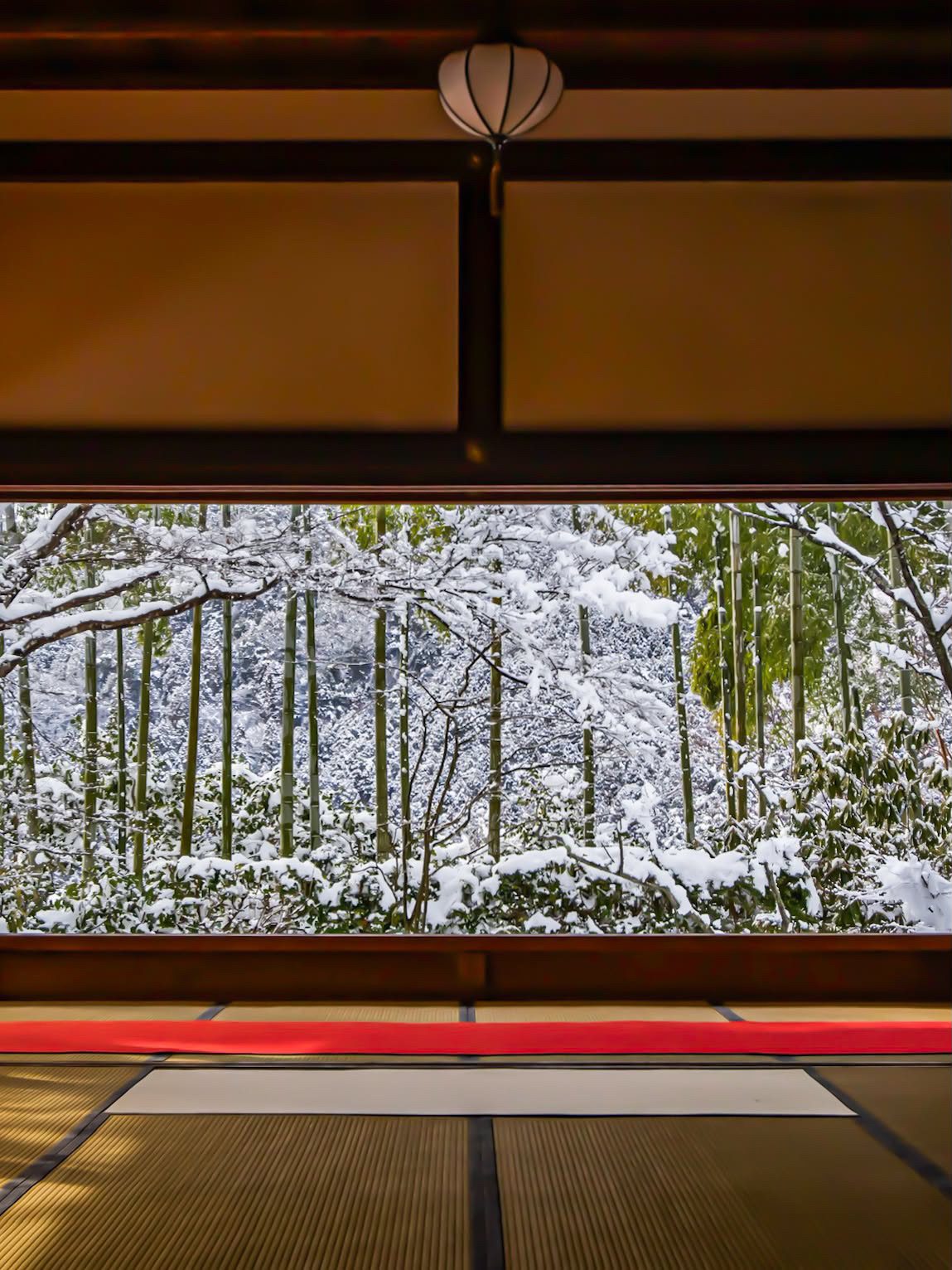 庭園の額縁の景色